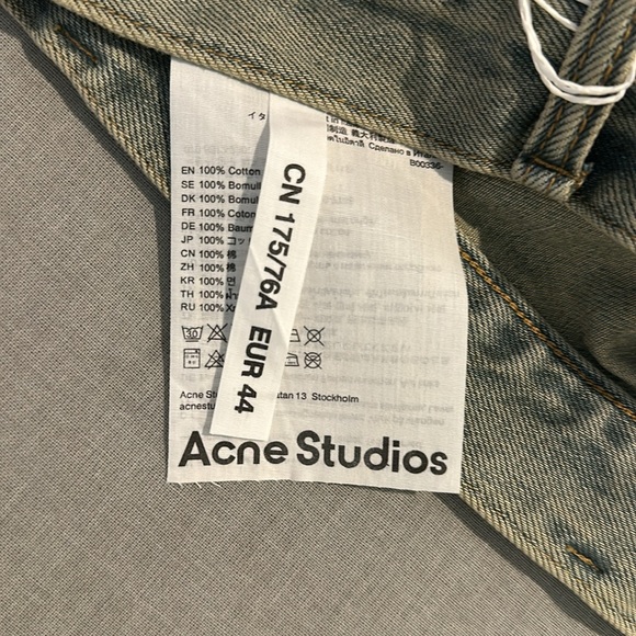 NWT Acne Studios SUPER BAGGY FIT JEANS - 2023M - Picture 13 of 13
